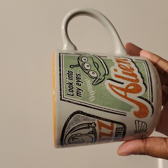 RARE Disney Store Buzz Lightyear Space Ranger to the Rescue Aliens Mug BRAND NEW - Picture 4 of 7